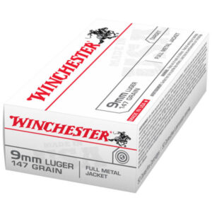 9mm - 147 gr FMJ - Winchester USA (USA9MM1) - 500 Rounds